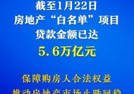 房地产“白名单”项目贷款金额已达5.6万亿元